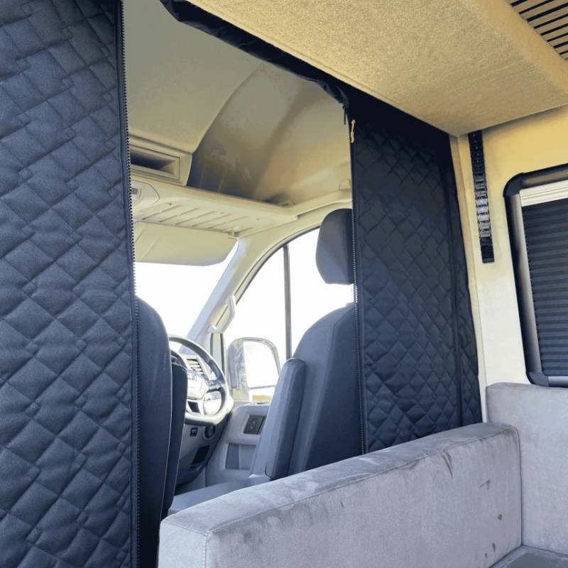 Curtain Curtain - ม่านกั้นห้องโดยสารแบบฉนวน สำหรับ Fiat Ducato Peugeot Boxer