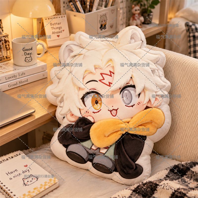 Throw Pillow - นัตสึกิ ซูบารุ หมอนอิงนุ่มน่ารัก ลายการ์ตูนอนิเมะ ของสะสมอนิเมะ สำหรับตกแต่งโซฟาในบ้าน