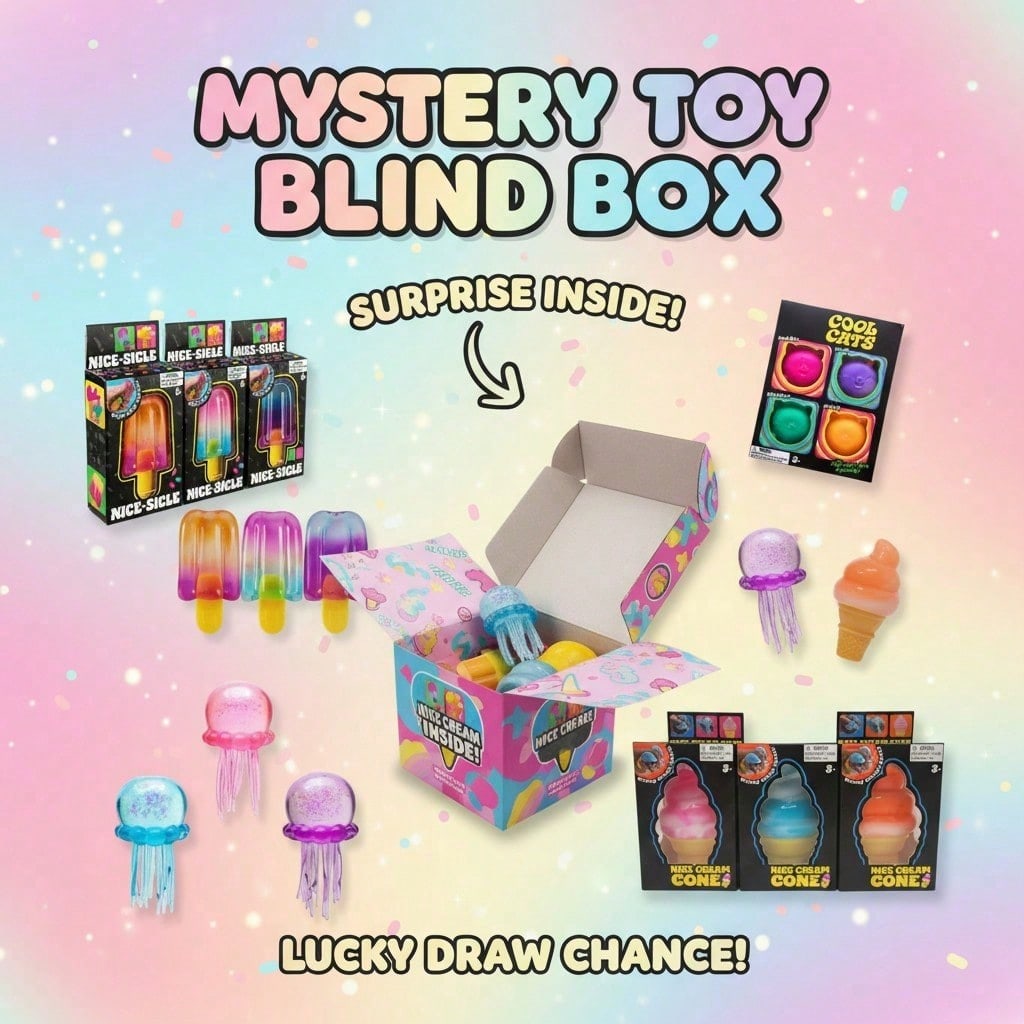 กล่องสุ่มของเล่นบีบสัมผัส 100+ - Curtain Curtain บทวิจารณ์และราคา