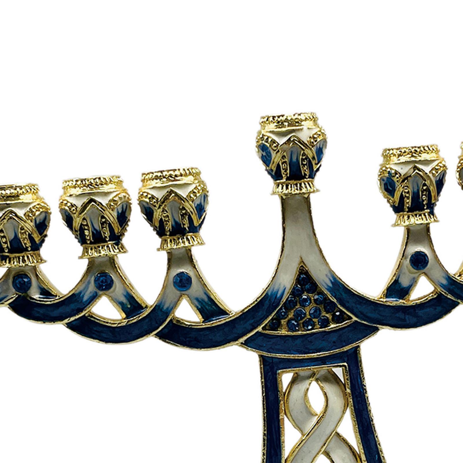 เชิงเทียนเมโนราห์เคลือบสี โบรา - Candle Holder Decor บทวิจารณ์และราคา