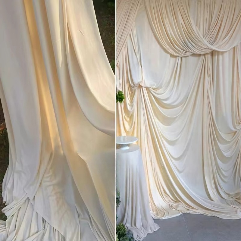 ผ้าไหมผสมใยสังเคราะห์สีขาว ลาย - Curtain Curtain บทวิจารณ์และราคา