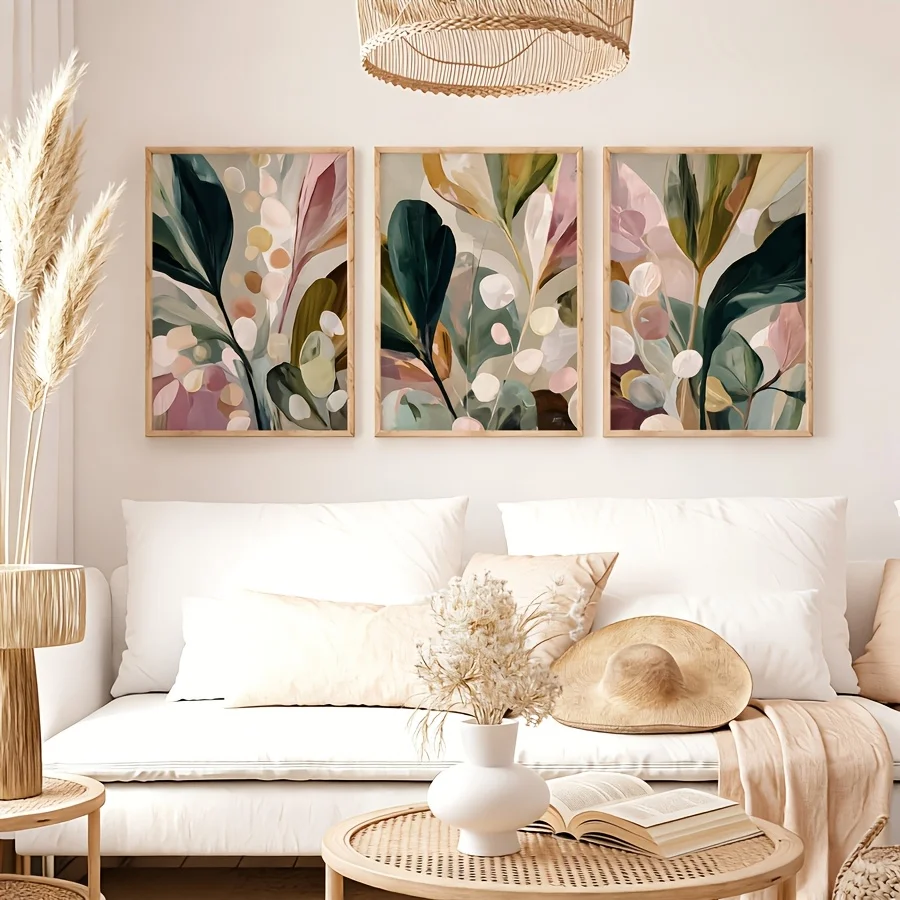 ชุดภาพพิมพ์แคนวาส 3 ชิ้น ขนาดใ - Abstract Canvas Set บทวิจารณ์และราคา