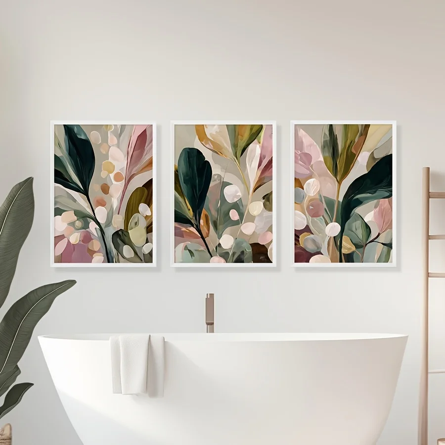 ชุดภาพพิมพ์แคนวาส 3 ชิ้น ขนาดใ - Abstract Canvas Set บทวิจารณ์และราคา