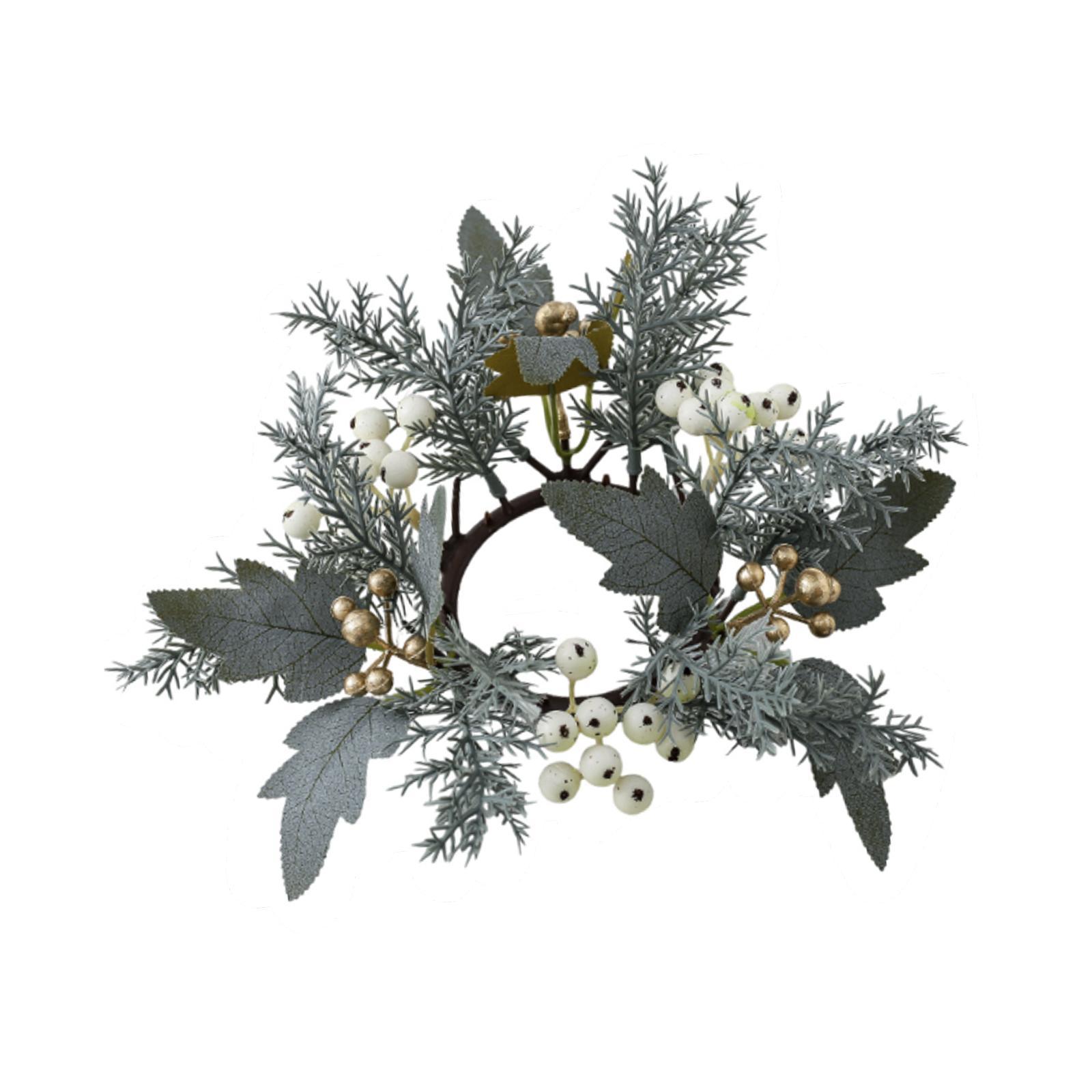 พวงมาลัยเทียนดอกไม้ประดิษฐ์ทำม - Candle Holder Decor บทวิจารณ์และราคา