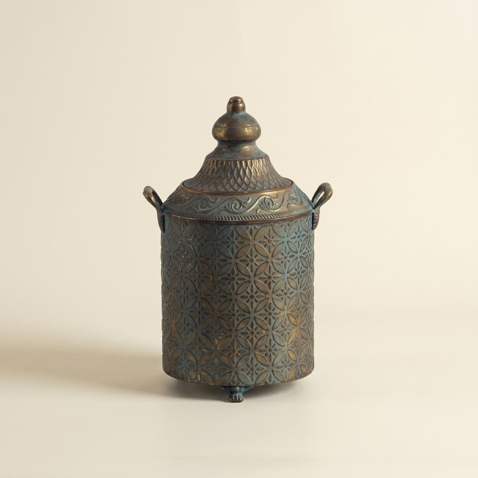 แจกันโลหะตกแต่งผิวพาทิน่า ขนาด - Vase Decor บทวิจารณ์และราคา
