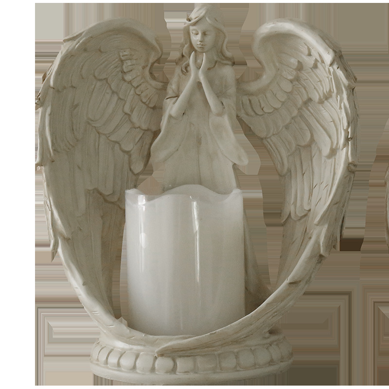 ที่วางเทียนรูปนางฟ้าเรซิ่น WW  - Candle Holder Decor บทวิจารณ์และราคา