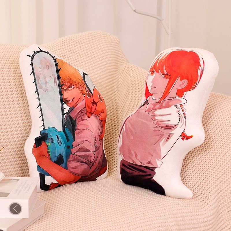 หมอนอิงตุ๊กตาผ้าลาย Chainsaw M - Throw Pillow บทวิจารณ์และราคา