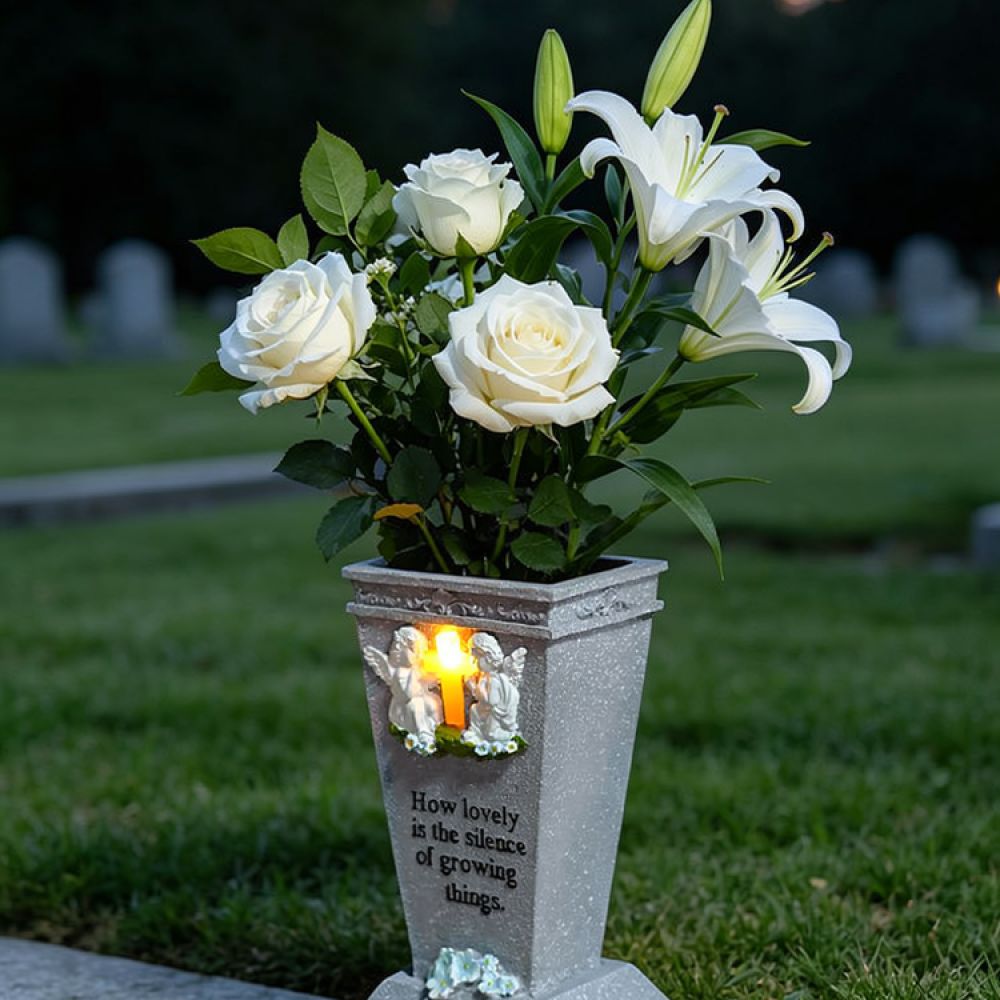 แจกันรูปไม้กางเขนและนางฟ้าพลัง - Vase Decor บทวิจารณ์และราคา