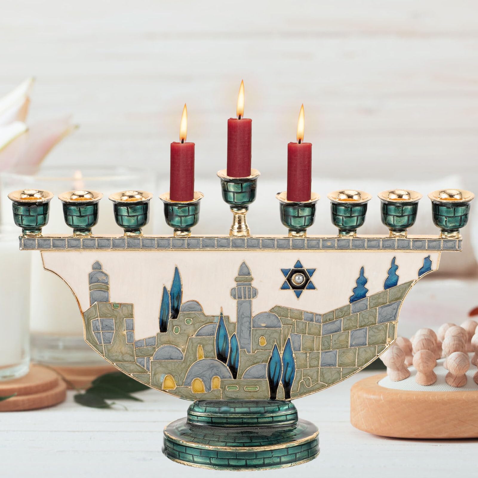 เชิงเทียนเมโนราห์ เยรูซาเล็ม 9 - Candle Holder Decor บทวิจารณ์และราคา