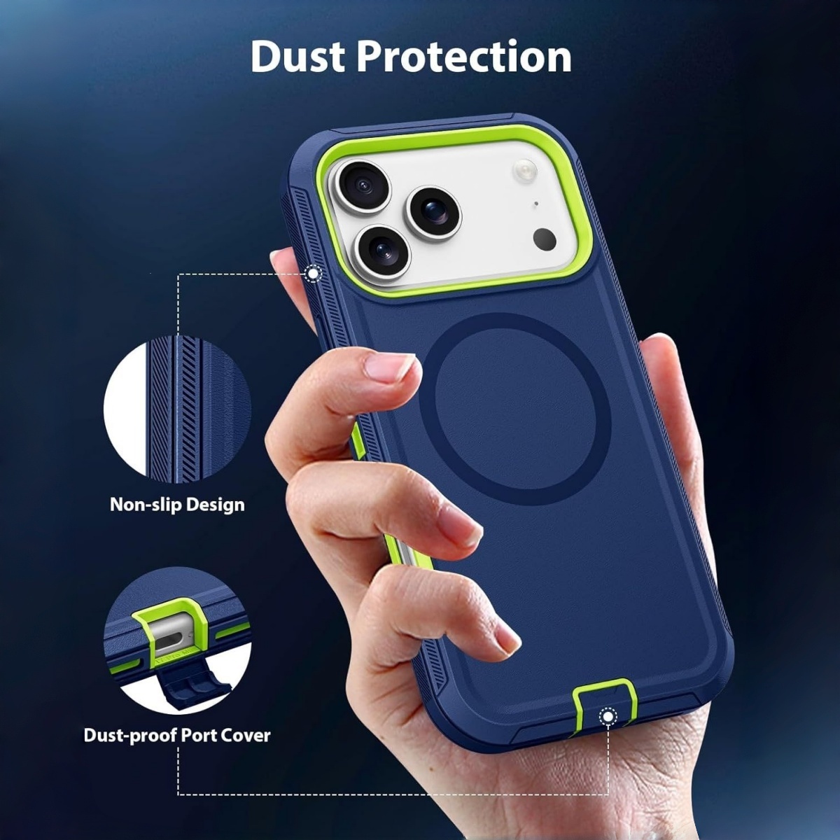 เคสแม่เหล็ก 3IN1 Rugged Armor  - Area Rug บทวิจารณ์และราคา